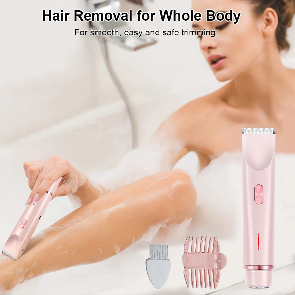 Tressé 2-in-1 Electric Shaver & Epilator – Painless Hair Removal for Women