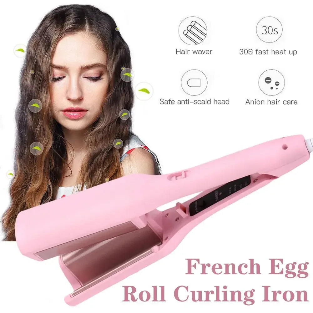 Tressé 32mm Wave Curler – Effortless French Curls