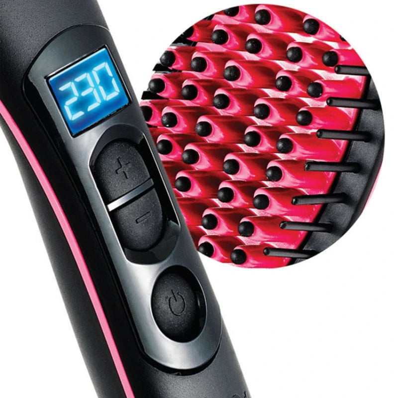 Tressé Pro-Smooth Heated Brush – Straighten & Style in Seconds