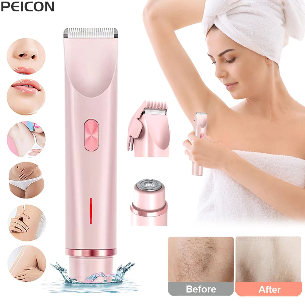 Tressé 2-in-1 Electric Shaver & Epilator – Painless Hair Removal for Women